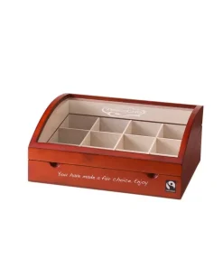 Tea of life wooden box heatseal leeg (12-vaks)