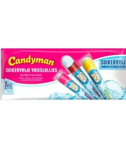 Candyman Suikervrije Vrieslollie (16x 40ml)