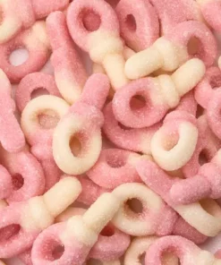 Gesuikerde Baby Speentjes Roze/Wit (1kg)