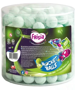 Rocket Balls Zure Kogels Appel (200 stuks)